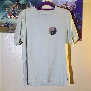 Billabong Organic Cotton Tee in Light Gray